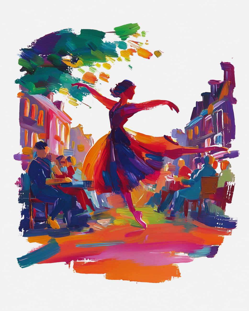 Poster over ballet bij Dag van de amateurkunsten