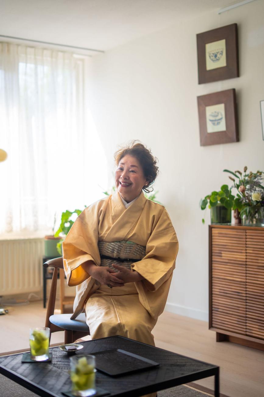 Interview with Japanese lady